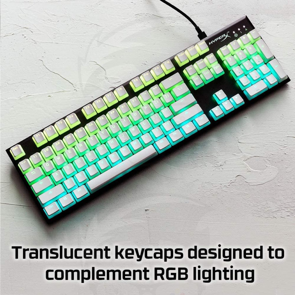 HyperX Pudding Keycaps - (White/black) HyperX Pudding Keycaps - (White/black)